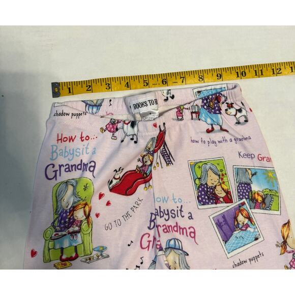 Book to Bed Girl 8 PJ Set How to Babysit Grandma Print Soft Comfy Soft Sleepwear - Picture 7 of 10